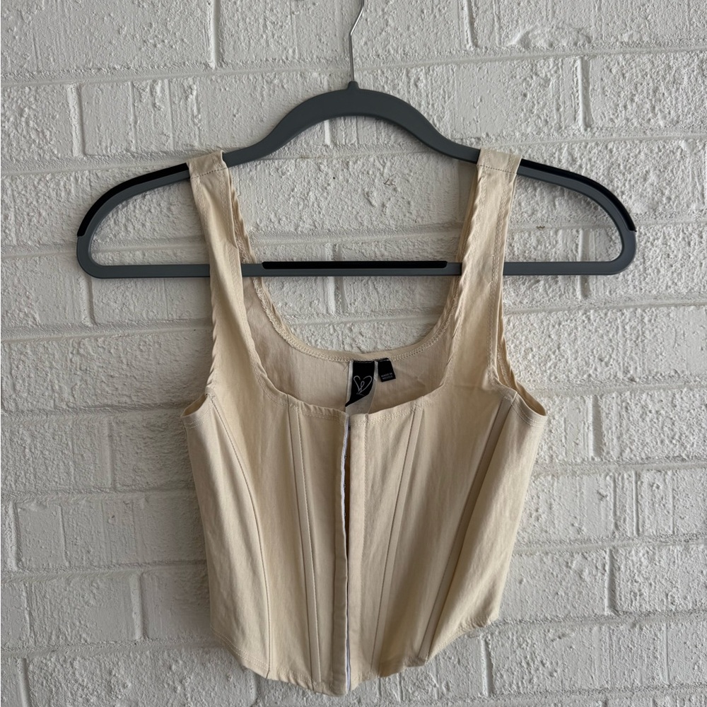 Windsor Tan Corset Top